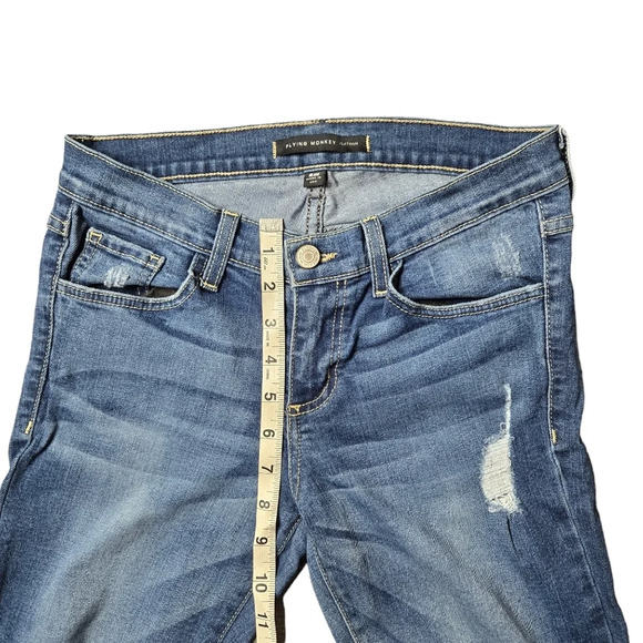 Flying Monkey Distressed Skinny Jeans - Picture 8 of 12